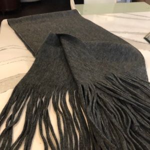 Lucky Brand Charcoal Gray Winter Scarf
